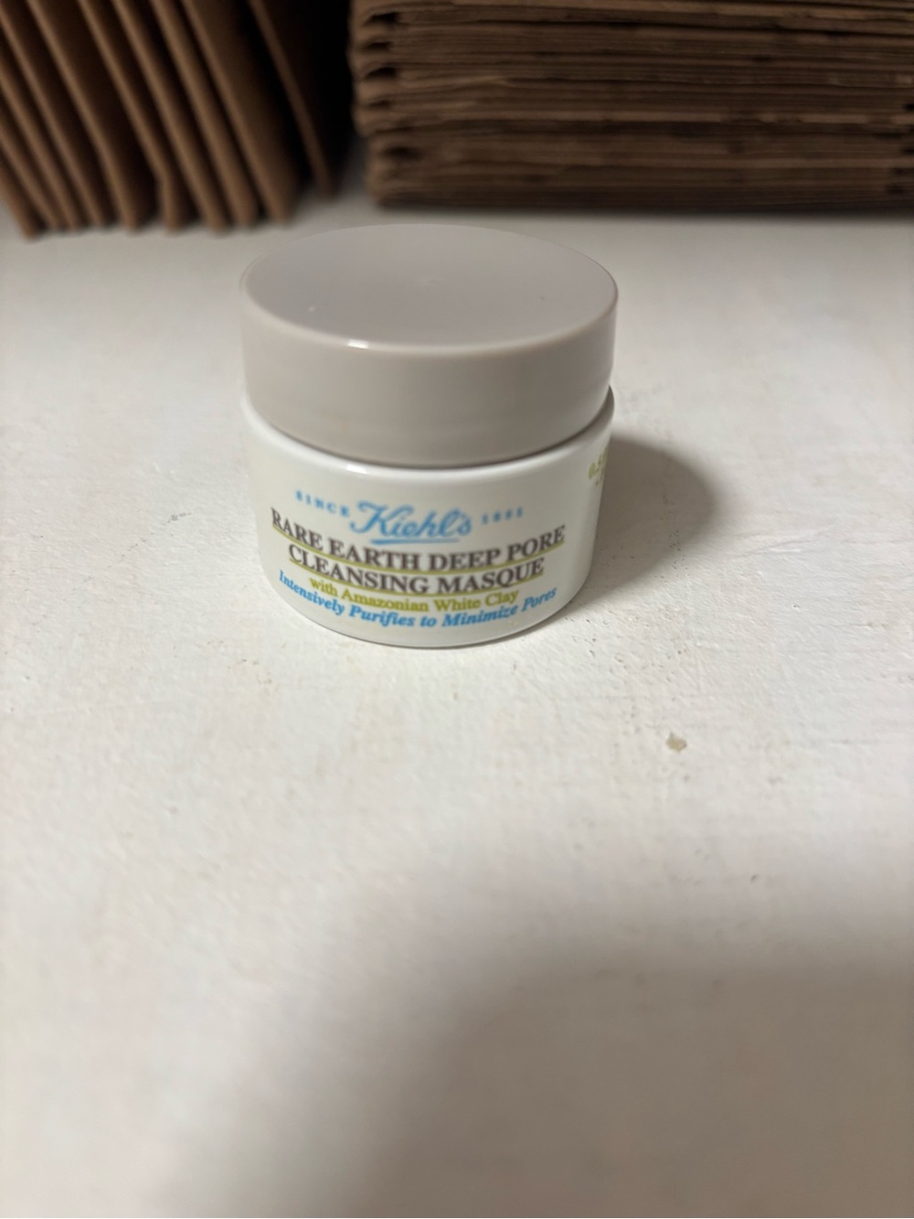 Kiehl's Rare Earth Cleansing Masque - White & Beige